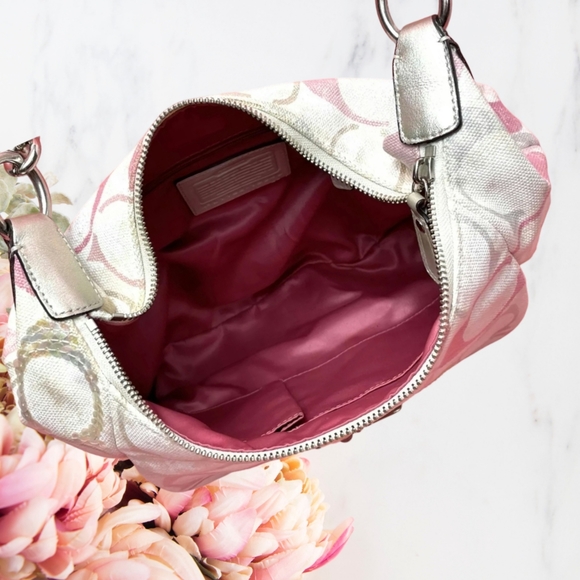 Coach sig multi color hobo - Picture 6 of 9